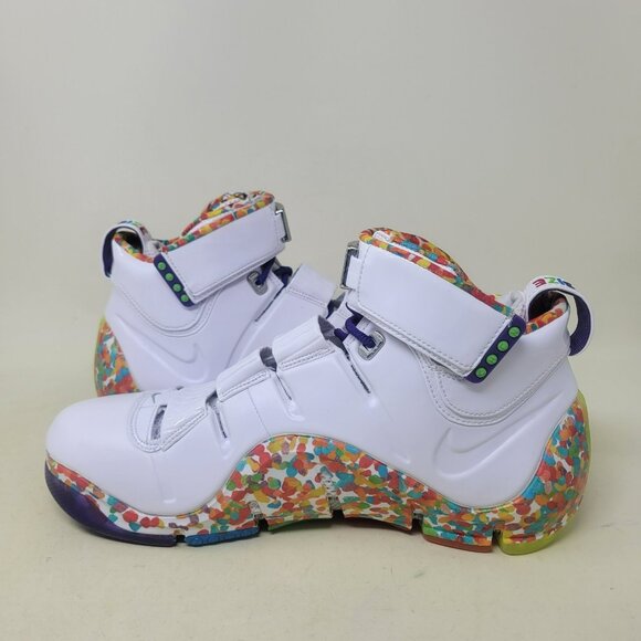 Nike Zoom LeBron 4 2024 Fruity Pebbles Men\'s Size 10 DQ9310-100
